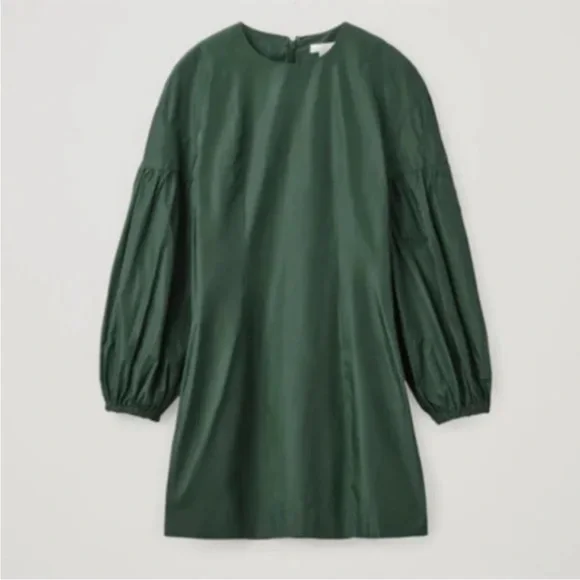 COS | Dresses | Nwot Cos Volume Fitted Long Puff Sleeve Emerald Green Waisted Mini Dress | Poshmark COS | Dresses | Nwot Cos Volume Fitted Long Puff Sleeve Emerald Green Waisted Mini Dress | Poshmark
